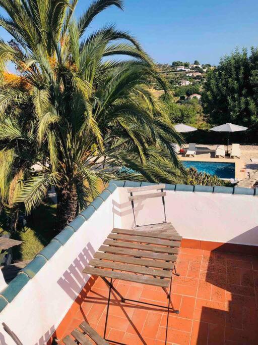 Lovely Appartment 'Solana' With Big Garden, Nice Pool Teulada Bagian luar foto