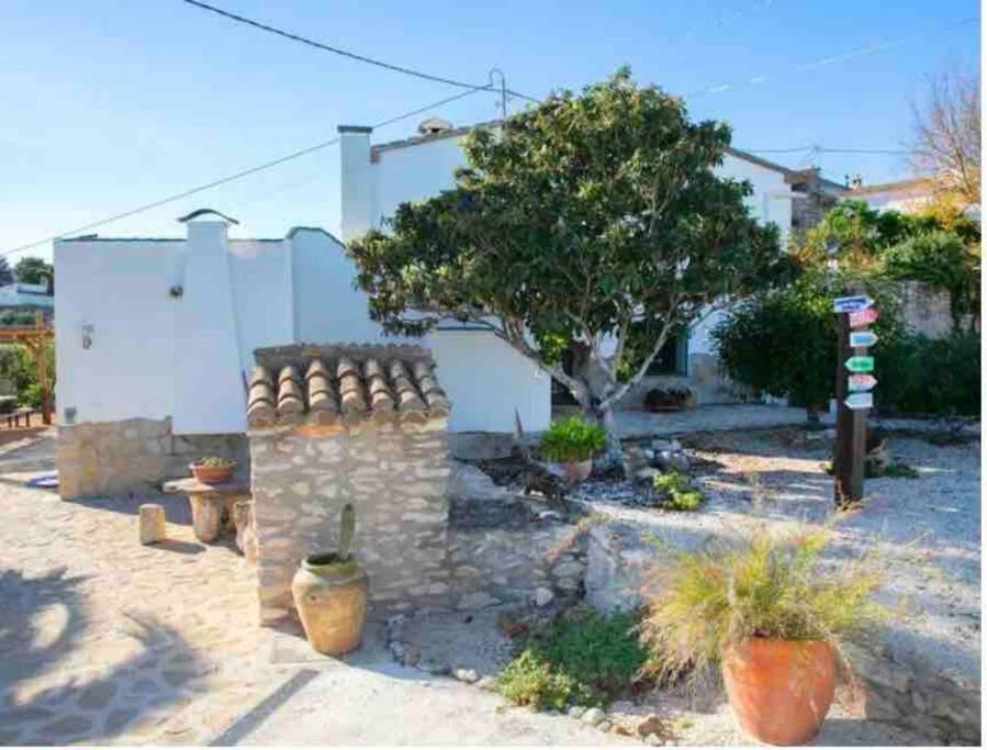 Lovely Appartment 'Solana' With Big Garden, Nice Pool Teulada Bagian luar foto