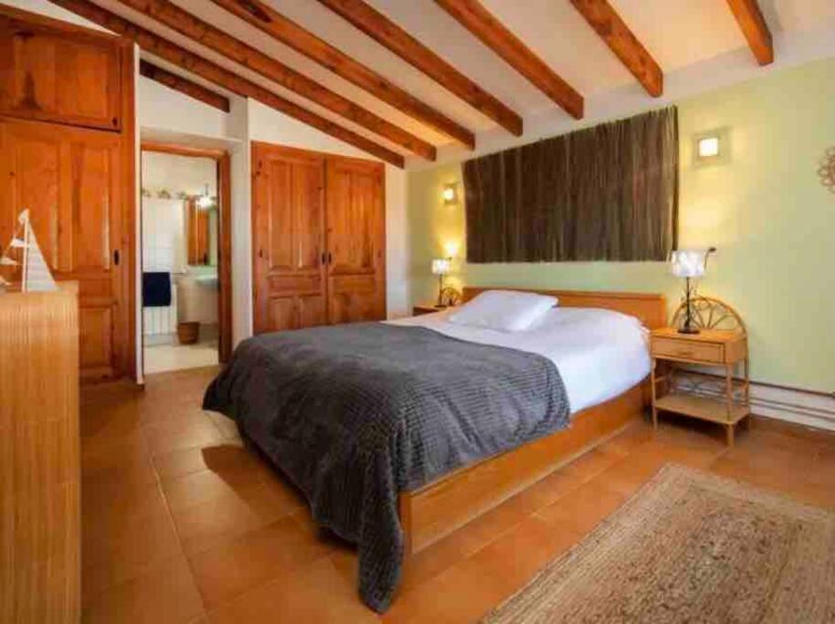 Lovely Appartment 'Solana' With Big Garden, Nice Pool Teulada Bagian luar foto